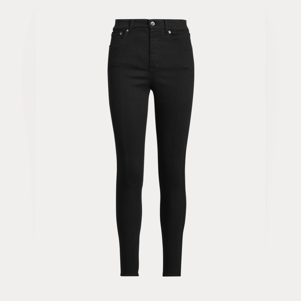 High rice skinny ankle black Jeans super stretch by Ralph Lauren